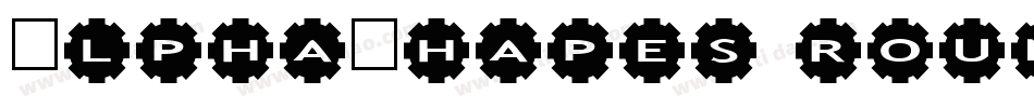 AlphaShapes rounded corners字体转换